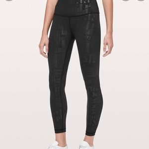 Lululemon limited edition anniversary wunder under leggings ! Size 4